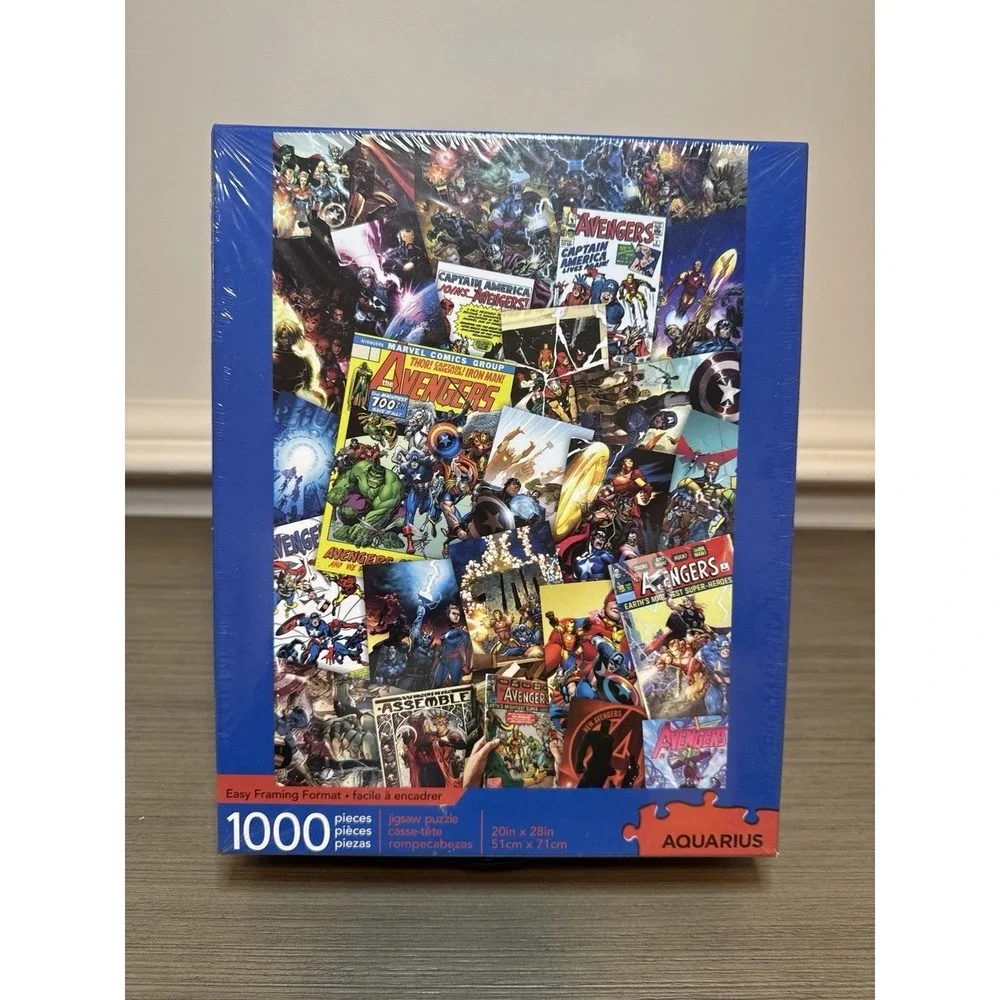 Marvel Avengers Comic 1000 Piece Jigsaw Puzzle‎ Aquarius New Sealed VAULTED
